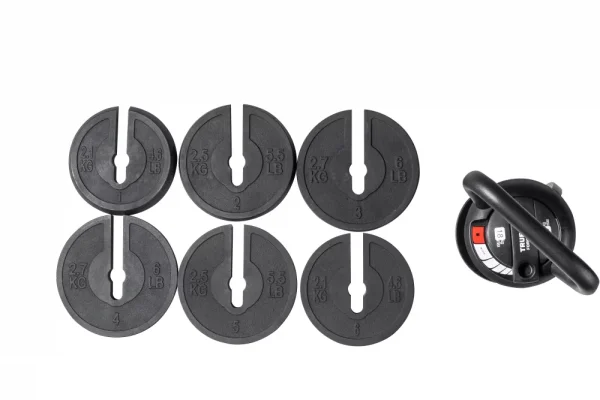 Nastaviteľný Kettlebell TrueSteel liatinové závažie