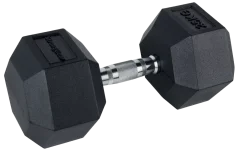 Hex Rubber Dumbbell 25 kg StrongGear