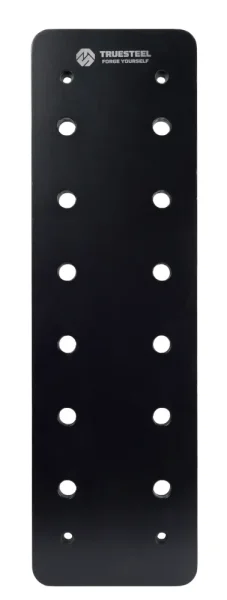Dřevěná lezecká stěna PegBoard - Výška: 100 cm - černá barva