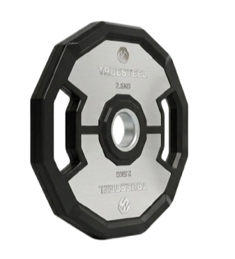 Dual Grip Black Weight Plate - Weight: 20 kg