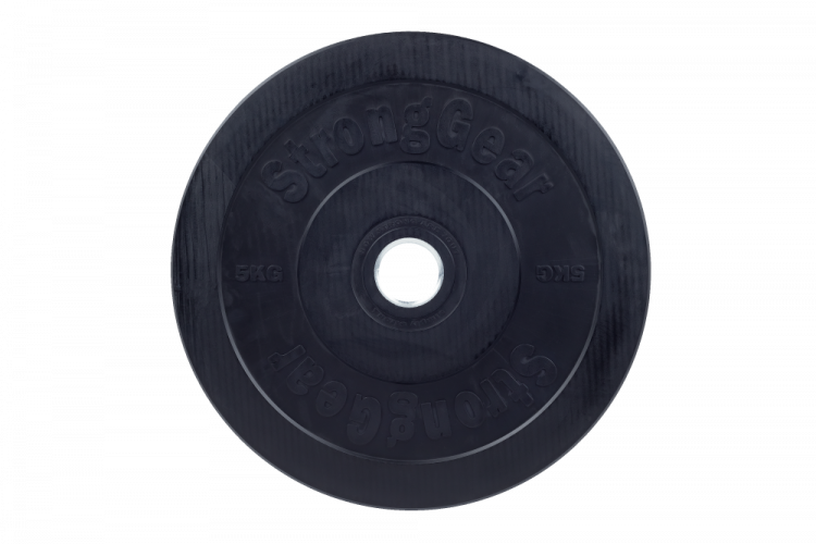 Čierne bumper kotúče - Váha: 20 kg - logo TRUESTEEL