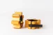 Aluminum collars on the bars - gold TrueSteel