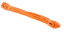 Power Bands - posilňovacie elastické gumové expandéry - Variant Power band: Oranžová - 208cm x 0,3cm x 0,5cm - 1KG-11KG