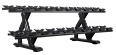 2-tier dumbell rack - 210 cm