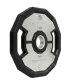 Dual Grip Black Weight Plate - Weight: 20 kg