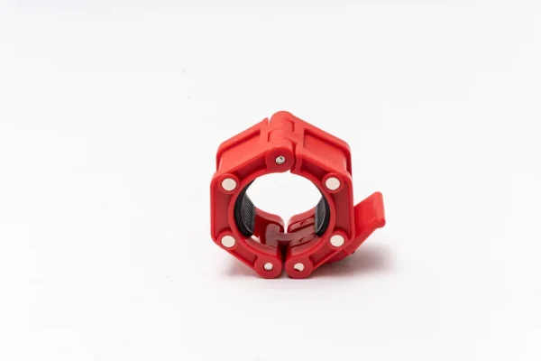 Magnetic barbell collars - Colour: Red