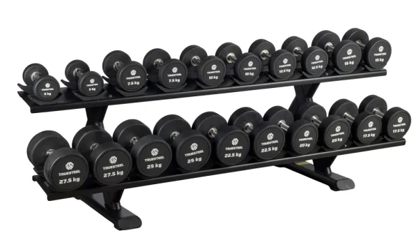 Truesteel TPU dumbbells - Gewicht: 42,5 kg to 50 kg