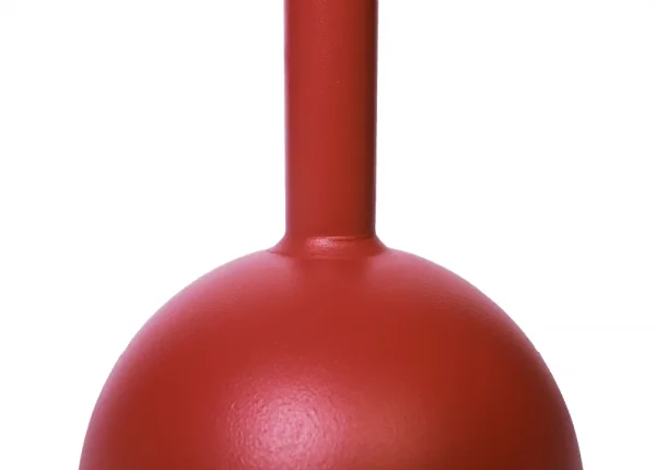 Stahl Macebell 15kg StrongGear Hantel in roter Farbe Detail