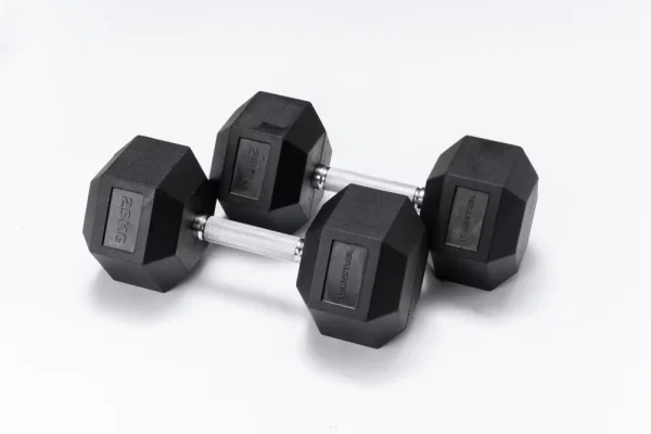 TrueGrip Hexagon Dumbbells 50 kg - 70 kg - Gewicht: 55 kg