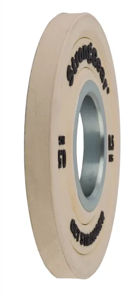 Gummierte hantelscheiben 0.5 kg weiß StrongGear