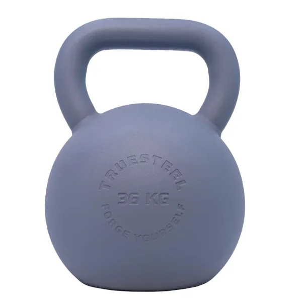 Steel colour Kettlebell 4 kg - 36 kg - Weight: 36 kg