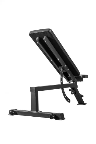Adjustable position exercise bench