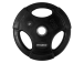 Černé pogumované Tri-Grip kotouče 50 mm - Váha: 25 kg