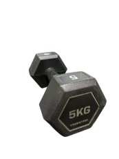Hexagonálne jednoručné činky - gumový úchop - Dopredaj