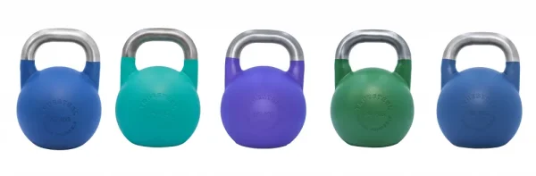 Závodní ocelový Kettlebell (barevný 4 kg - 32 kg) - Váha: 10 kg