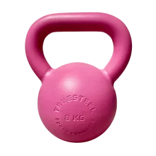 Ružový oceľový Kettlebell 4 kg - 36 kg
