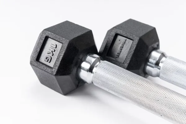 Jednoručné činky Hexagon TrueGrip 1 kg - 47,5 kg - Váha: 6 kg