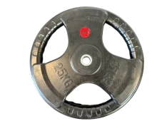 Čierne pogumované Tri-Grip kotúče 30 mm 25 kg - 2. AKOSŤ