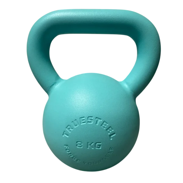 Turquoise Steel Kettlebell 4 kg - 36 kg - Gewicht: 6 kg