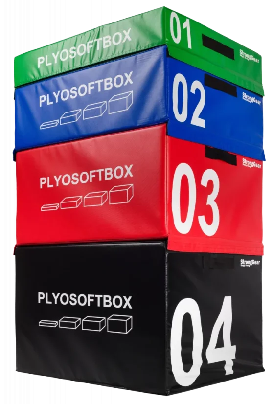 Soft plyo box set - Variante: Heavy plyo boxes - colored