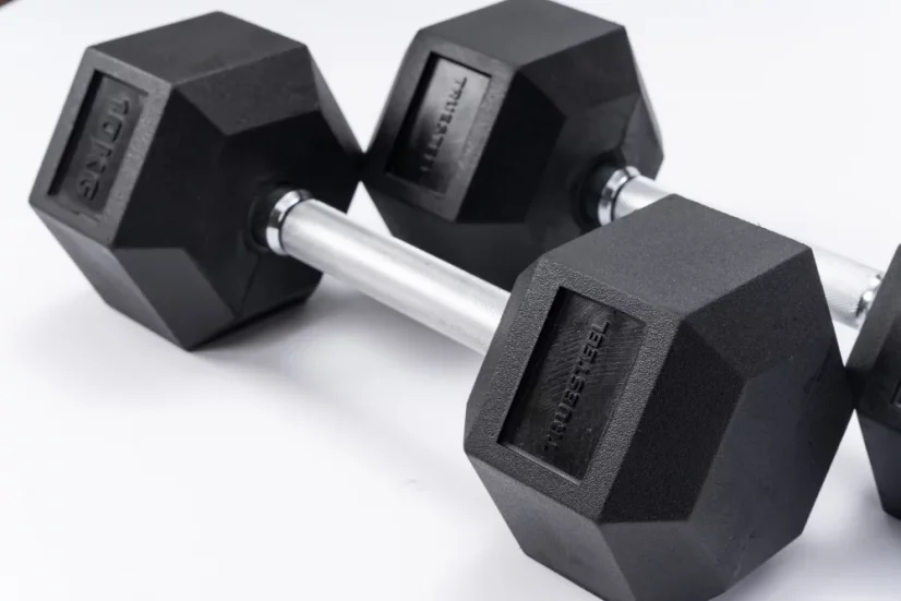 TrueGrip Hexagon Dumbbells 50 kg - 60 kg - Gewicht: 55 kg