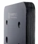 PegBoard wooden climbing wall - Height: 120 cm - black color