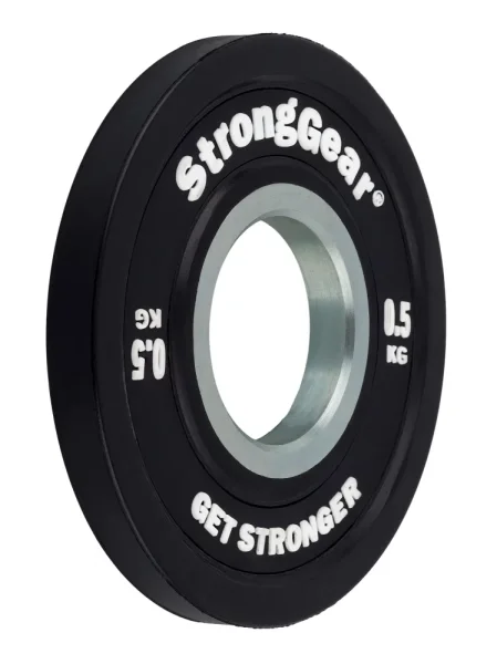 Frakční gumový kotouč 0.5 kg StrongGear černý