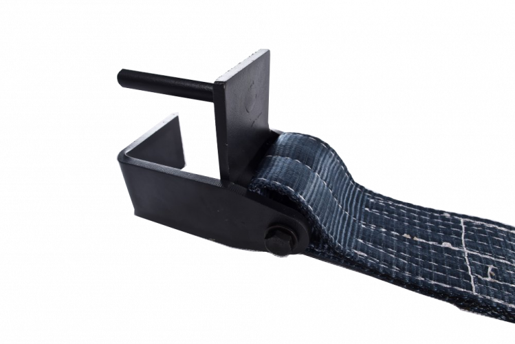 Safety strap systém - Abmessungen des Stahlhalters: 80 x 80 mm