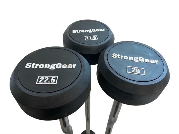 Rubber biceps bars - straight