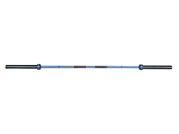 Olympic Weightlifting Bar - Center knurling: With center knurling and TRUESTEEL logo