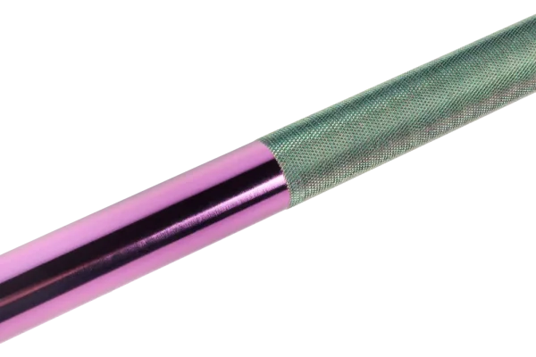 Weightlifting Titan Bar - Zentral Rändeln: Without center knurling