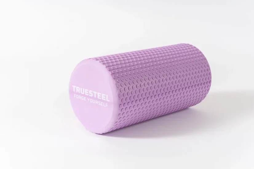 Masážny valec Foam Roller TrueSteel fialový