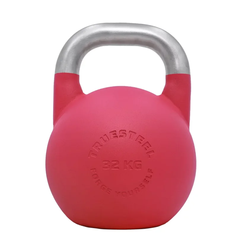 Závodní ocelový Kettlebell (barevný 4 kg - 32 kg) - Váha: 4 kg