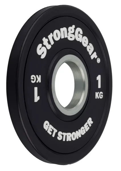 Frakční gumový kotouč 1 kg černý StrongGear
