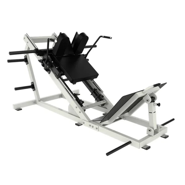 Posilovací stroj Hack Squat - Lineární - Barva: Černá