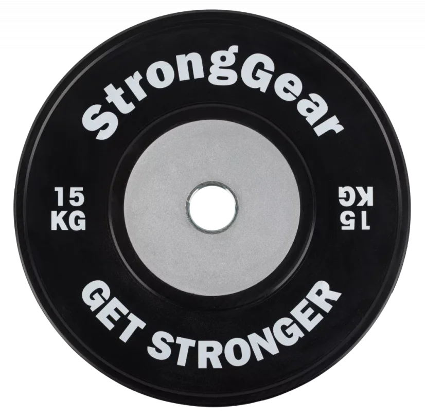 Competition Black Bumper Plates - Weight: 20 kg