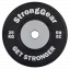 Competition Black Bumper Plates - Weight: 25 kg