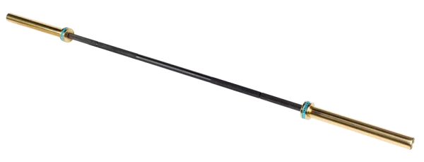 Strongest Olympic Bar 2.0 - Zentral Rändeln: Ohne Mittelrändelung – Titanhülsen