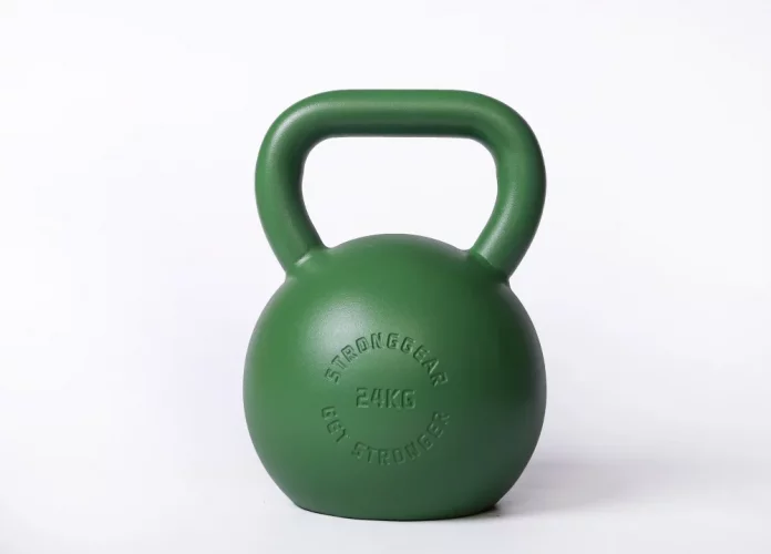 Kettlebell 24kg StrongGear green color