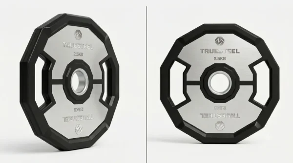 Dual Grip Black Weight Plate - Weight: 20 kg