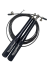 Hliníkové speed rope švihadlo - ergonomické madlo - Barva: Černé