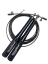 Hliníkové speed rope švihadlo - ergonomické madlo - Farba: Černé