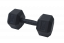 Hexagonální jednoruční činky - gumový úchop - 40-50 kg - Váha: 42.5 kg