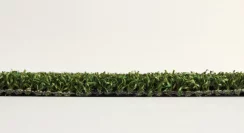 Rubber floor with artificial grass detail