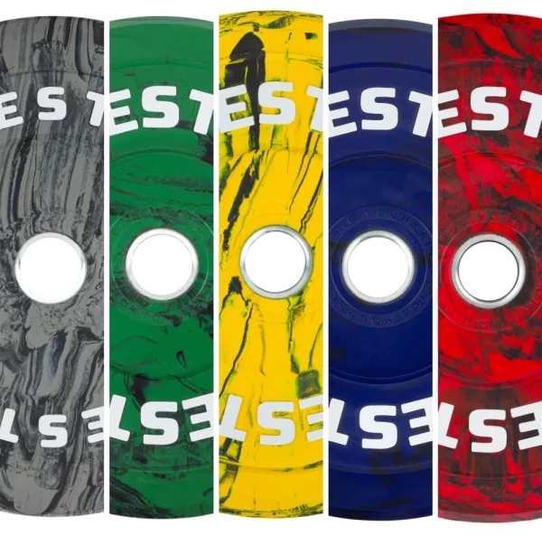 Camo bumper kotouče - Váha: Sada 150 kg (2x 5 - 25 kg ) - celkem 10 ks kotoučů