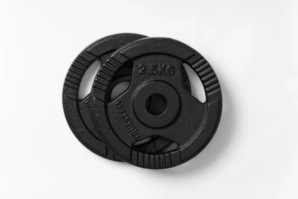 Cast Iron Tri-Grip Plates 30 mm - Weight: 2,5 kg