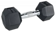 Pogumovaná šestihranná jednoručka 8 kg StrongGear