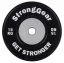 Competition Black Bumper Plates - Weight: 25 kg