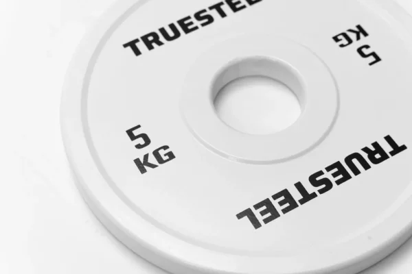Competition steel plates: 5 - 25 kg - Weight: 5 kg - TRUESTEEL logo