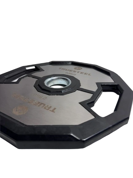 Dual Grip Black Weight Plate - Weight: 20 kg